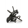 SANDÁLE KARL LAGERFELD OLYMPIA KARL SIGNIA SLIDE BLACK GLITTER MONO