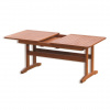 ROJAPLAST Luisa Stôl záhradný rozkladací 160-210 x 90 cm, hnedý ROJAPLAST 414/4