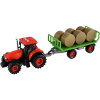 Teddies Traktor Zetor s vlekom a balíkmi na zotrvačník 8592190863005