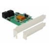 Delock Delock - Speicher-Controller - 4 Sender/Kanal karta PCI-Express PCIe; 90382