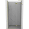 Mexen, Mexen Lunar L Otočné pravé sprchové dvere 80 cm, transparentné, zlaté - 834L-080-000-50-00-P