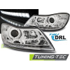 PREDNÉ SVETLÁ TRUE DRL CHROM pre SKODA OCTAVIA 09-12