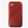 SanDisk WD My Passport SSD externí 500GB , USB-C 3.2 ,1050/1000MB/s R/W PC & Mac ,Red WDBAGF5000ARD-WESN