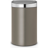 Odpadkový kôš Touch Bin New 40 l platinový