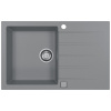 Alveus Cadit granitový drez 79x50 cm sivá/grafitová/ónyxová 1132025