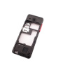 Střední kryt Nokia 206 Magenta růžový Dual SIM