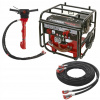 Benzínový hydraulický agregát - CHICAGO PNEUMATICKÝ CHLADIČ PAC P13 + KLADIVO BRK 55 VR (Generátor elektrickej energie - CHICAGO PNEUMATICKÝ CHLADIČ PAC P13 + KLADIVO BRK 55 VR)