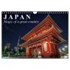 Japan Magic of a great country (Wall Calendar 2024 DIN A4 landscape), CALVENDO 12 Month Wall Calendar