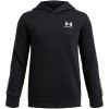 Under Armour Icon Fleece Taping Hoodie Juniors Blk/Wht 11-12 rokov