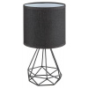 Rabalux 3016 stolné svietidlo Kinga 1x40W | E14 - čierna