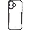 Tactical Quantum Stealth Kryt pro Apple iPhone 16 Clear/Black