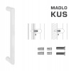 MPkovania FT - MADLO kód K02 Ø 25 mm SP ks Rozteč madla: 300 mm, Rozmer profilu madla: Ø 25 mm, Dĺžka: 325 mm