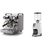 Rocket Espresso Mozzafiato FAST V + Eureka Atom Specialty 75, white