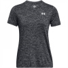 Under Armour Tech Twist Short Sleeve Womens Black Twist 8 (XS)