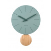 Designové kyvadlové hodiny 5967GR Karlsson 41cm