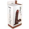 Vibrátor-REALISTIC VIBRATOR REAL RAPTURE BROWN 8