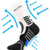 VoXX® Ponožky VoXX Ronin - biela Veľkosť: 35-38 (23-25)