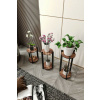 Stojan na kvety Flower Desk Round - Walnut