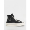 Converse Chuck Taylor All Star Lift Platform Puffed Up (black/egret/black) 37.5, čierna