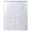 vidaXL Okenná fólia matná vzor kvetov 90x500 cm PVC - Priehľadné - 135890-82319