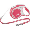 Vodítko FLEXI Comfort M lanko 8m/20kg červená NEW
