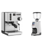 Rancilio Silvia E + Eureka Atom Specialty 65, white