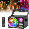 LED EFEKT OSVETLENIA DISCO SVETLO NA PÁRTY LASER GUĽA RGB + DIAĽKOVÉ OVLÁDANIE