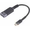 Renkforce RF-6798312 USB-C® / HDMI kabelový adaptér [1x - 1x HDMI zásuvka] černošedá 4K UHD 0.20 m