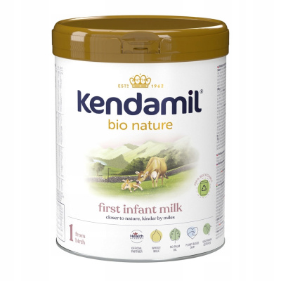 Počiatočné mlieko Kendamil BIO Nature 1 DHA+ 800 g