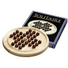 Philos stolná hra Solitaire Mini 18cm (kvalitné drevené prevedenie, obľúbená logická hra pre 1 hráča)
