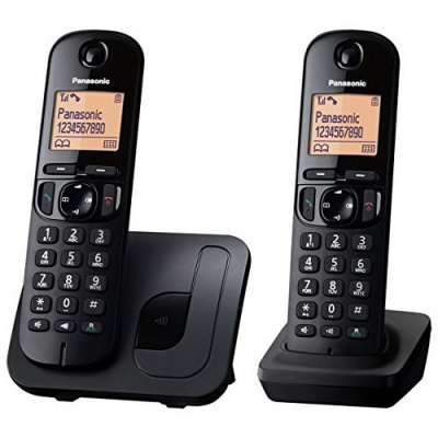 Panasonic ID telefonního volajícího DECT Panasonic KX-TGC212 černé