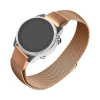FIXED Síťovaný nerezový řemínek Mesh Strap pro Garmin QuickFit 20mm, růžově zlatý