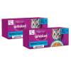 Whiskas Adult 160x85g Mokré krmivo pre mačky Rybie pochúťky v želé