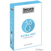 Extra lubrikované kondomy Secura Extra Wet, 48 ks