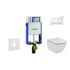 Geberit Kombifix Set predstenovej inštalácie, klozetu a dosky Ideal Standard Tesi, tlačidla Sigma30, Aquablade, SoftClose, biela/lesklý chróm 110.302.00.5 NU5