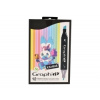 Graphit Marker obojstranná fixa, sada 12 ks - Kawai