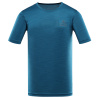 ALPINE PRO BASIK Modrá/Tyrkysovo modrá PÁNSKE RÝCHLOSCHNÚCE TRIČKO S COOL-DRY XS