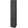 Dreja Vysoká skriňa s košom na bielizeň DOS SVD2Z2K 35 - D16 Tmavý betón / Úchytka T05 / D16 Tmavý betón / Levé