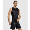 Pánský rashguard - funkční triko Venum G-Fit Air - bez rukávů - Deep Black/Desert Sand Velikost: M