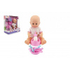 Teddies Bábätko s doplnkami plast 30 cm
