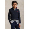 Bavlnený sveter Polo Ralph Lauren tmavomodrá farba, 323868894017 150-161