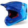 přilba SUPERTECH S-M10 FLOOD, ALPINESTARS (modrá perleť/světle modrá/černá/carbo