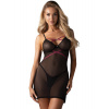 Košieľka OBSESSIVE Novenes Chemise čierna M/L