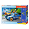 PUZZLE 40 MAXI - POLICAJNÁ CHASE CASTOR, CASTORLAND