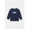 Detská bavlnená mikina United Colors of Benetton 3J70G10JY.P.seasonal tmavomodrá 104