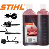 Langner Olej do reťazovej píly krovinorezu zmes paliva 1L STIHL HP