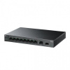 Switch TP-Link LS1210GP 1× GLAN, 8× GLAN s PoE+, 1× SFP, 61 W, poškodený obal