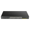 D-Link DGS-1250-28XMP/E 24-port Gigabit PoE Smart Managed Switch with