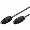 TOSLINK - kábel TOSLINK 1 m, priemer 2,2 mm, čierny