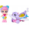 TM TOYS Kindi Kids Minis panenka Rainbow Kate s letadlem